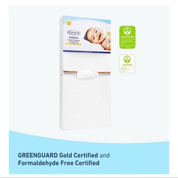 NEW Graco Premium Contoured Baby Changing Pad - Picture 4 of 8